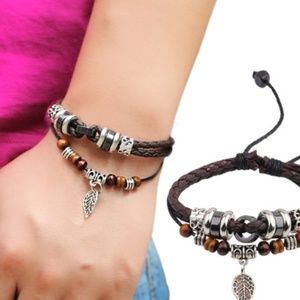 Men charm bracelet